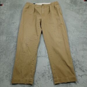 Polo Ralph Lauren Pants Mens 36x30 Brown Straight Cotton Chino Pockets